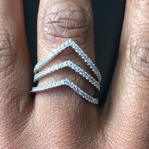 White sapphire ring !